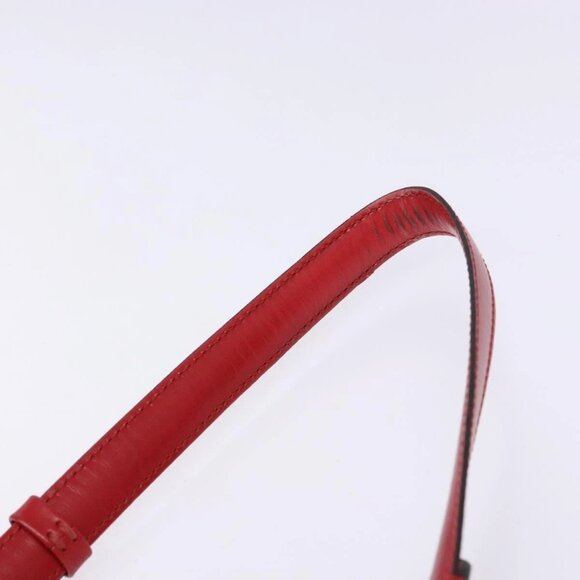 LOUIS VUITTON Epi Cluny Shoulder Bag Red M52257 LV Auth gh714 - Picture 9 of 16